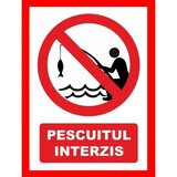 Placuta pentru pescuitul interzis